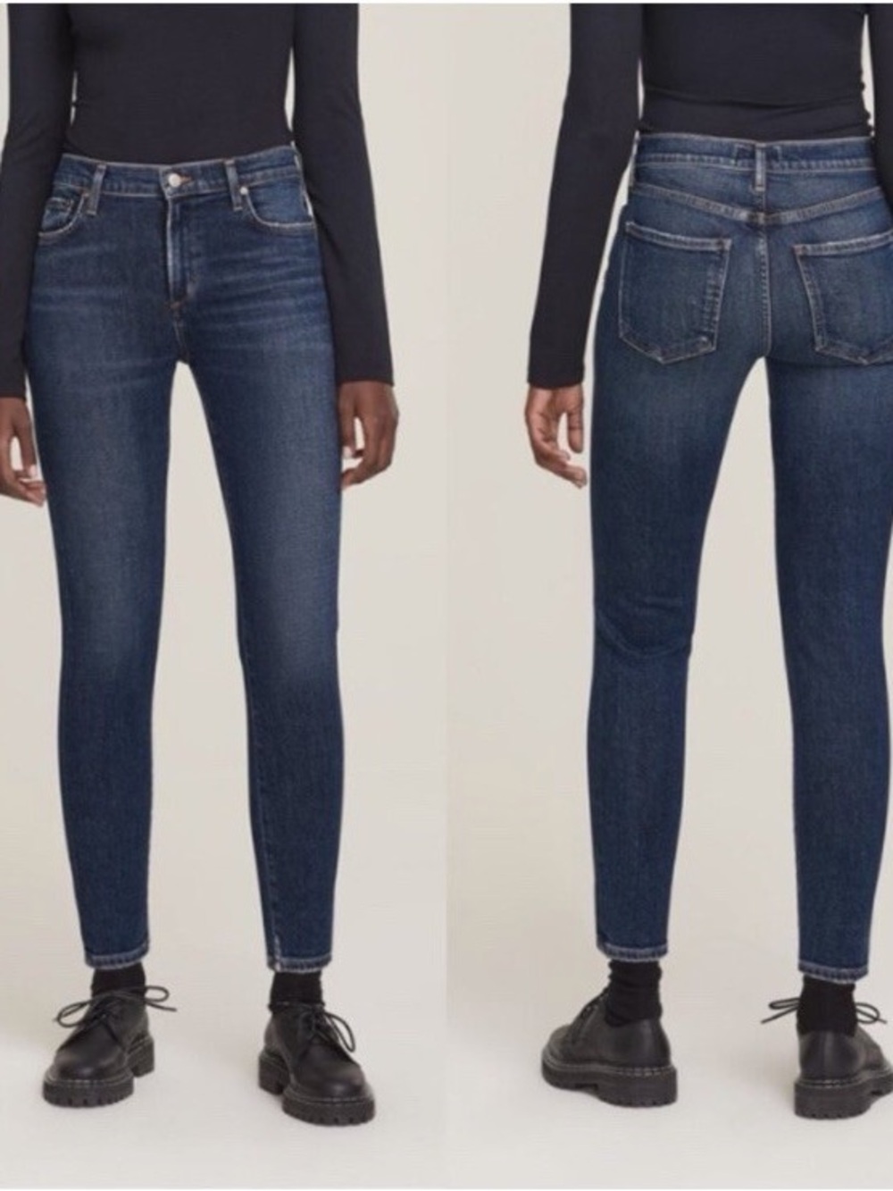 Poshmark Sophie Skinny Jeans dark wash stretch mid rise size 27